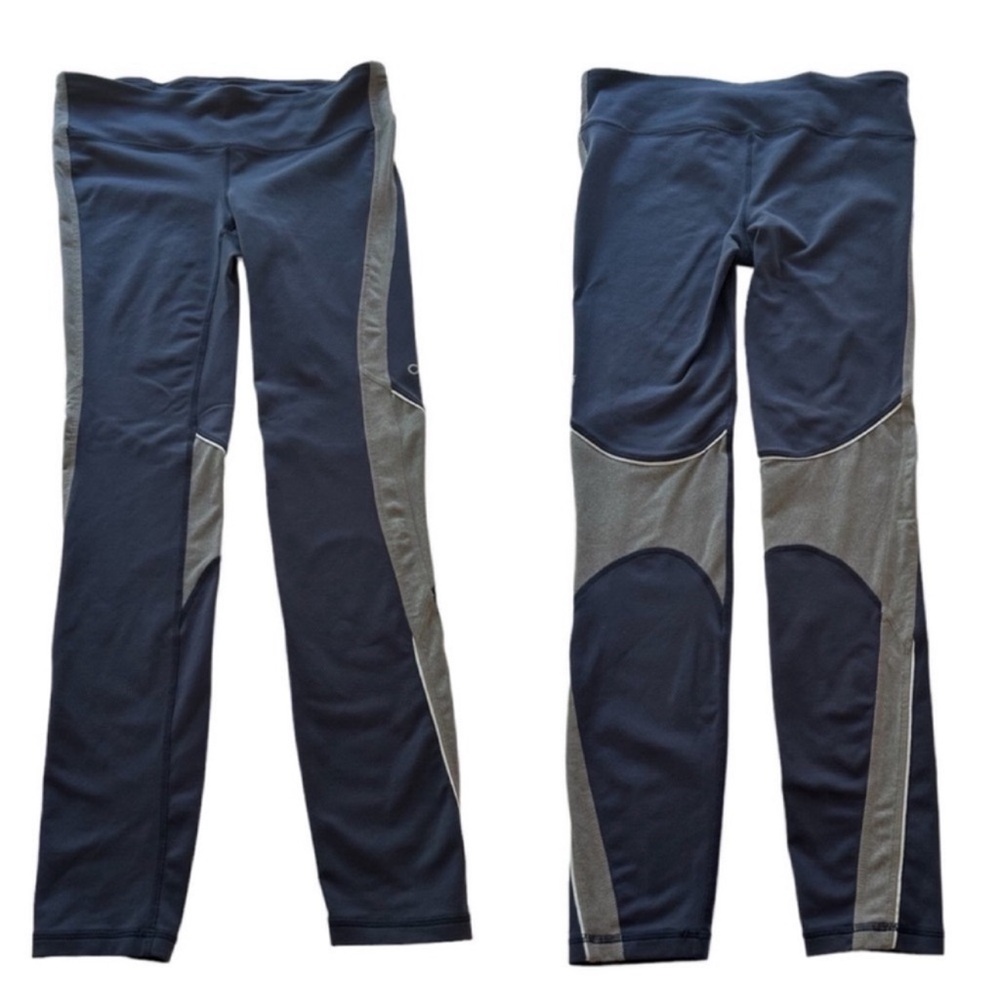 GAPFit Athletic Leggings Gfast Cropped Blue & Gray Women’s Size Medium